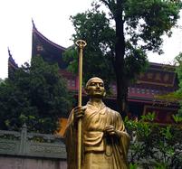 Statue at Chinese temple — Hung Kuen lineage