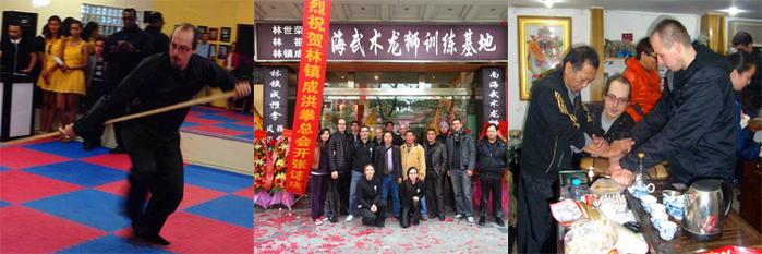 Tim Baglio training Hung Kuen in China with the Lam Family